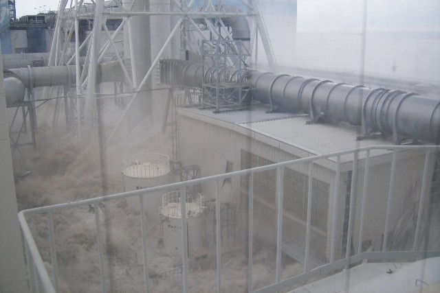 Tsunami inundation 1, Fukushima Daiichi 11 March 2011