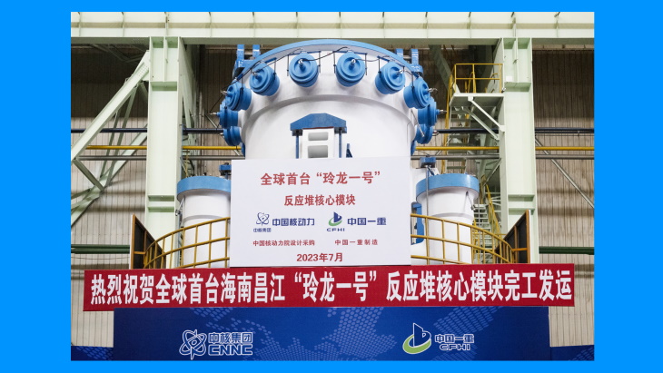 Core module completed for Chinese SMR