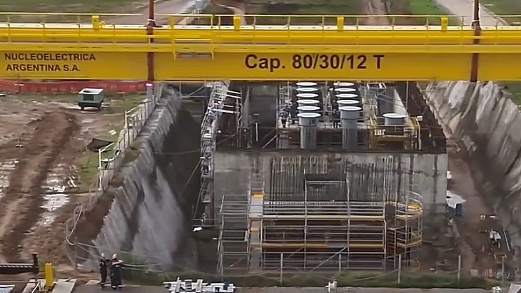 Testing under way for Atucha 2's dry storage facility equipment