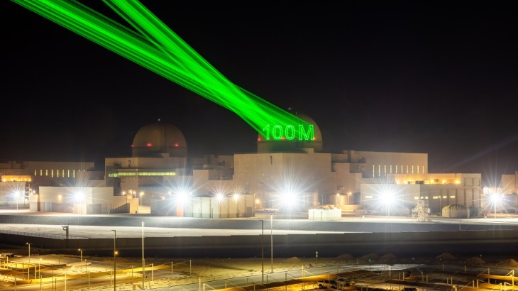 UAE records '100 million safe man-hours' at Barakah NPP