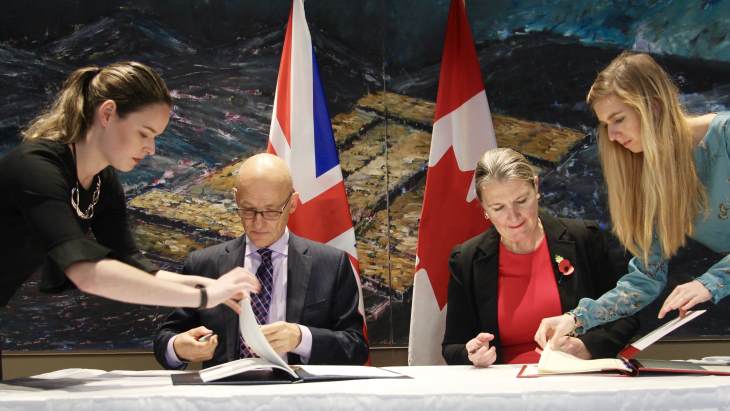 UK, Canada sign Nuclear Cooperation Agreement