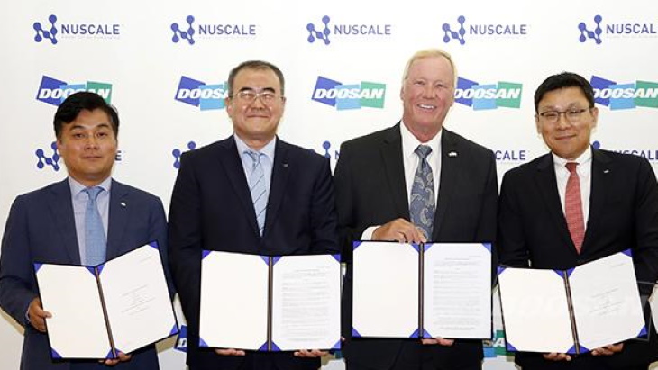 Doosan, NuScale sign agreements for SMR cooperation