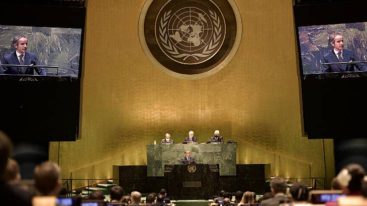 Grossi urges world to &lsquo;recommit&rsquo; to nuclear non-proliferation