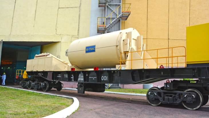 Energoatom tests Holtec used fuel casks at Rovno plant