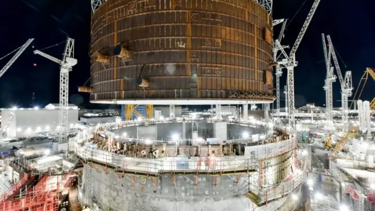 Hinkley Point C unit 1 reactor building takes shape