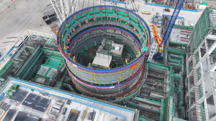 Haiyang 3 containment takes shape