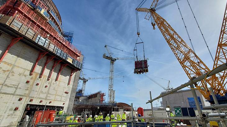 Hinkley Point C's reactor cavity precast pool installed