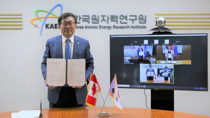 MoU sees KAERI, Alberta cooperation on SMRs