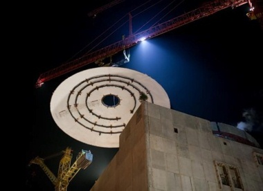 Kalinin 4 containment dome 22 December 2009 (Rosatom)