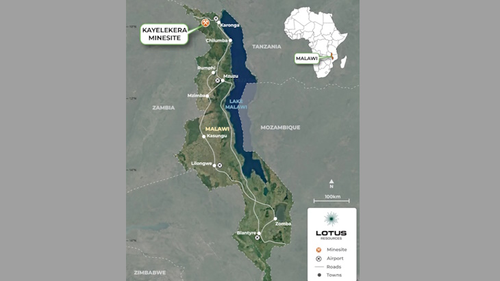 Lotus speeds up plans for Malawi mine restart