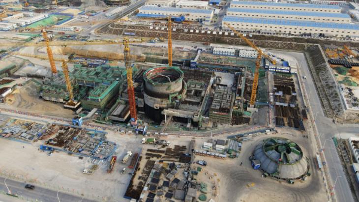 Reactor building internal structures completed at Chinese SMR