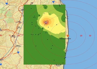 Radionuclide disposition, 21 March 2011 (IAEA)