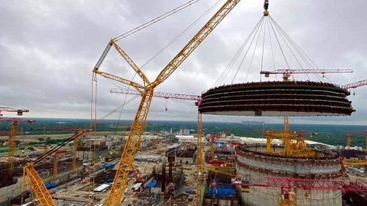 Rooppur unit 1 dome installation starts