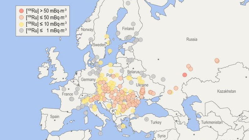 Study points to Mayak as source of ruthenium release