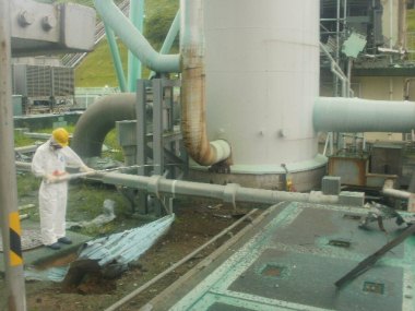 Surveying the Standby Gas Treatment System, August 2011