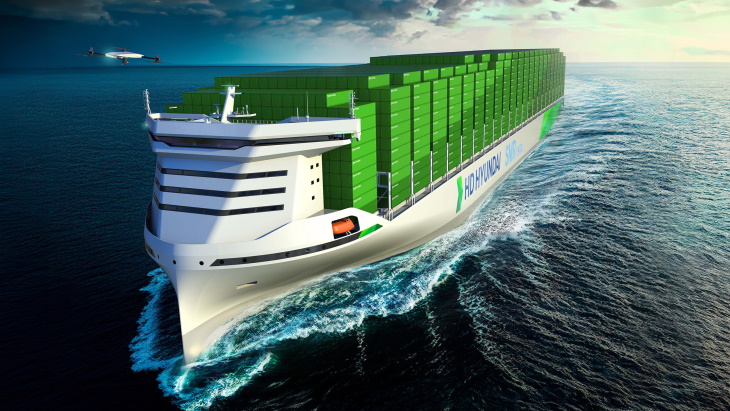 Korean SMR-powered container ship design revealed