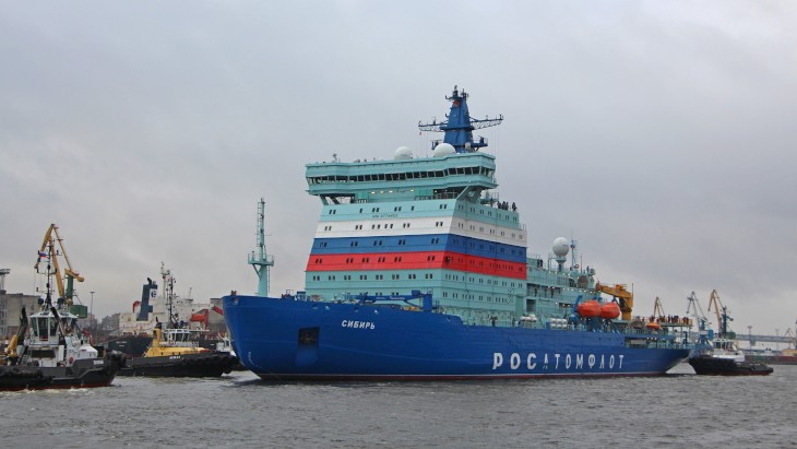 Icebreaker <em>Sibir</em> begins sea trials