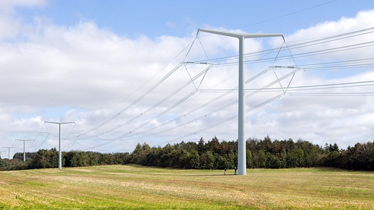 UK National Grid prepares for first T-pylon at Hinkley Point C