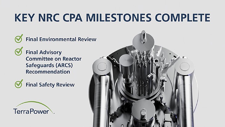 Final safety evaluation completed for Wyoming advanced reactor