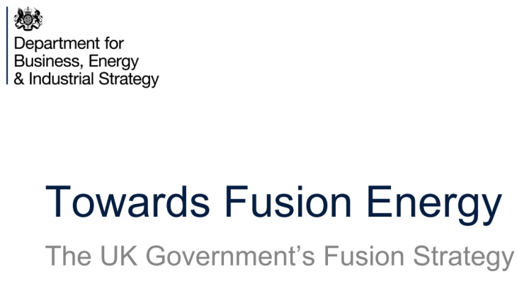 UK government sets out fusion ambitions