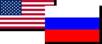 US/Russia flags