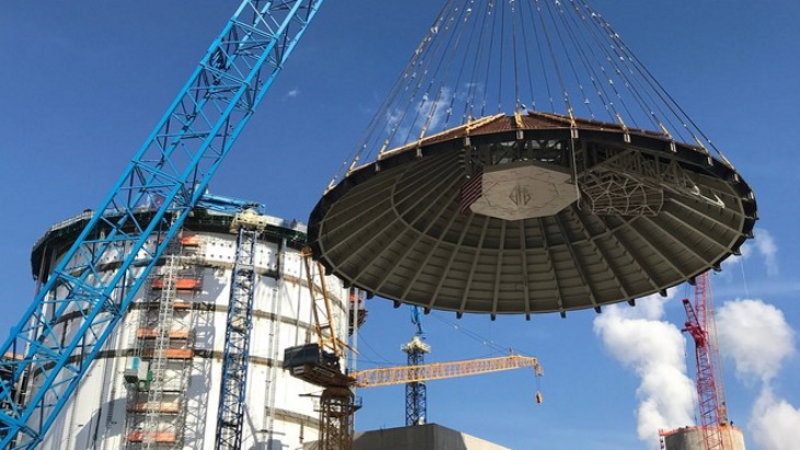 Roof placement and turbine tests completed at&nbsp;Vogtle