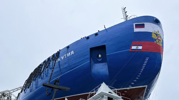 <em>Yakutia</em> nuclear icebreaker launched