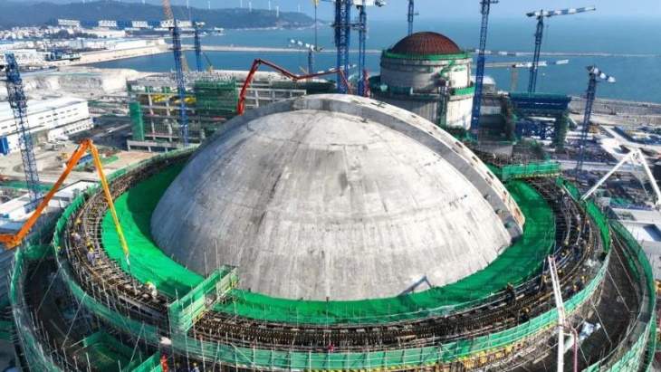 Concreting of containment building completed at Zhangzhou 1