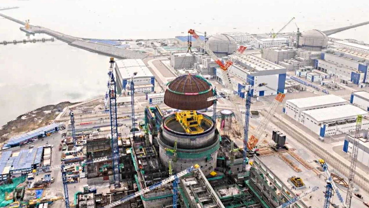 Inner dome installed at Zhangzhou 3