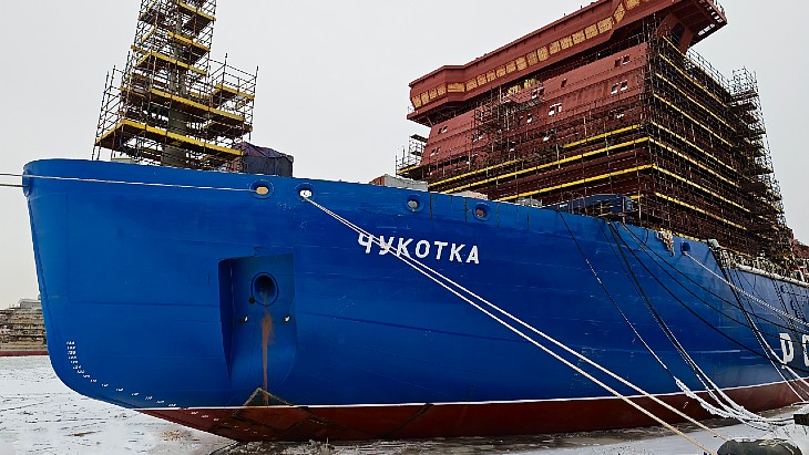 The Chukotka icebreaker's emergency diesel generators tested