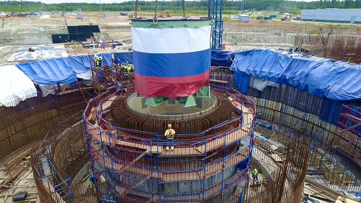 Core catcher installed at Leningrad's eighth unit