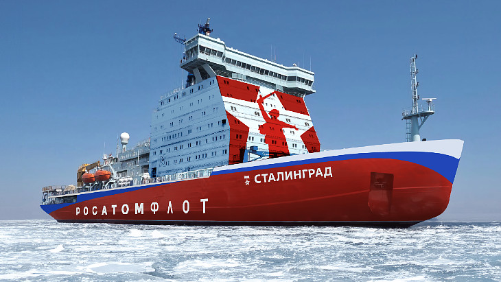 Keel laid for the Stalingrad nuclear icebreaker