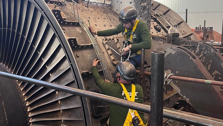 Upgraded turbine monitoring system at Temelin 2